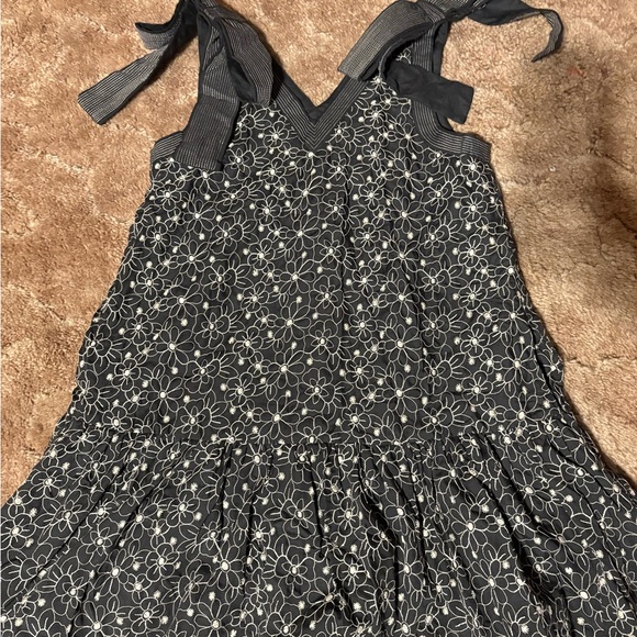 entro Dresses & Skirts - Entro Black Dress with White Stitching